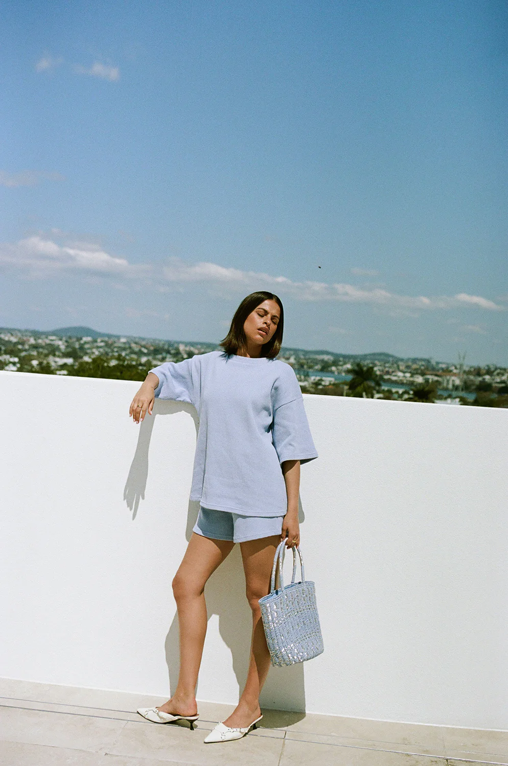 SAMPLE-Wanderer Top - Cornflour - Image 4