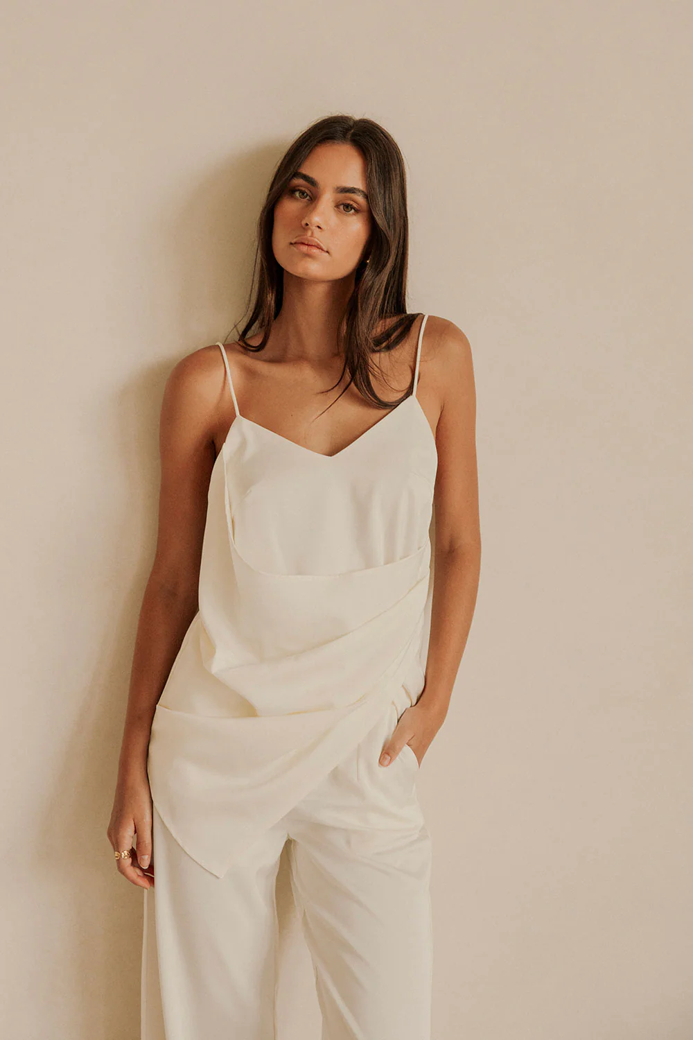 SAMPLE-Zarah Top - Ivory - Image 4