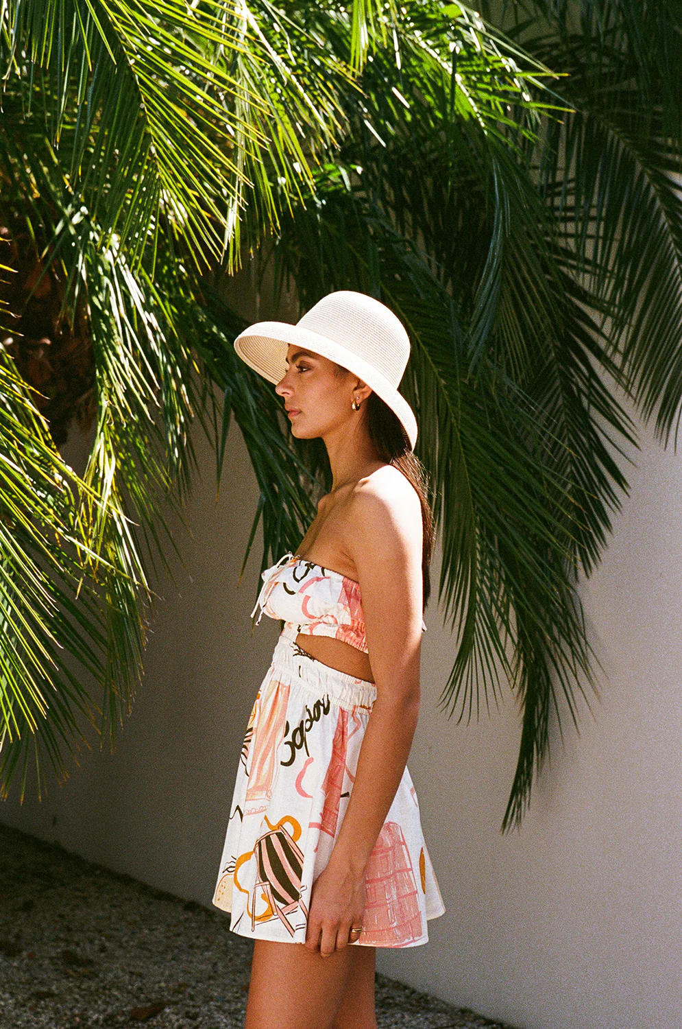 SAMPLE-Zenaida Dress - Amalfi Aperol - Image 2