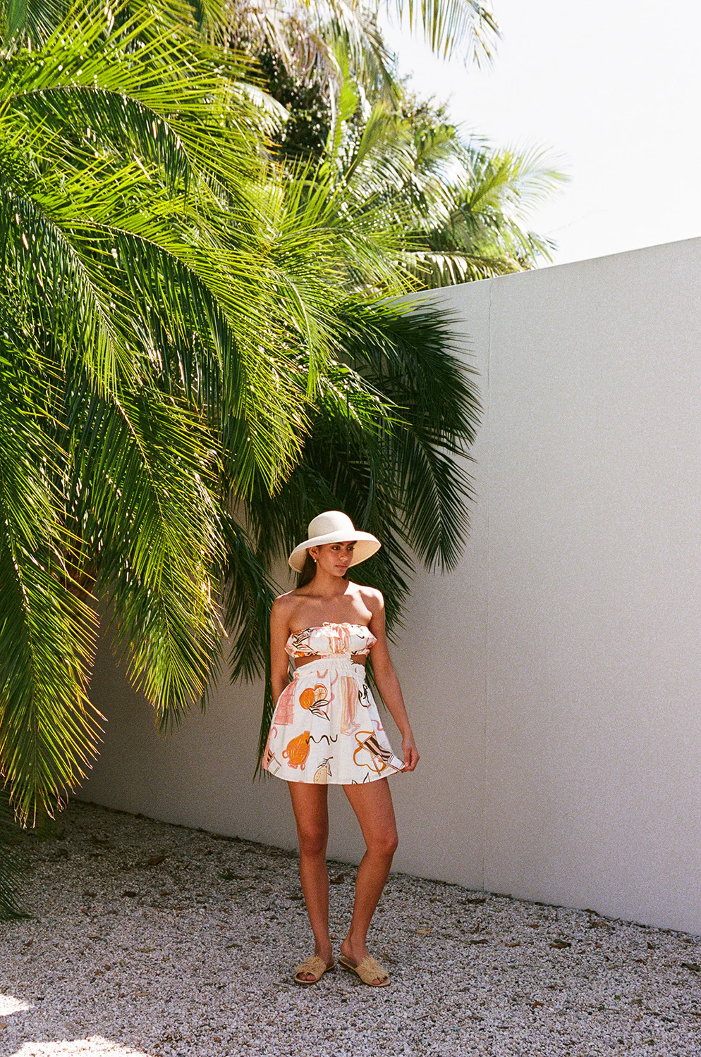 SAMPLE-Zenaida Dress - Amalfi Aperol - Image 5