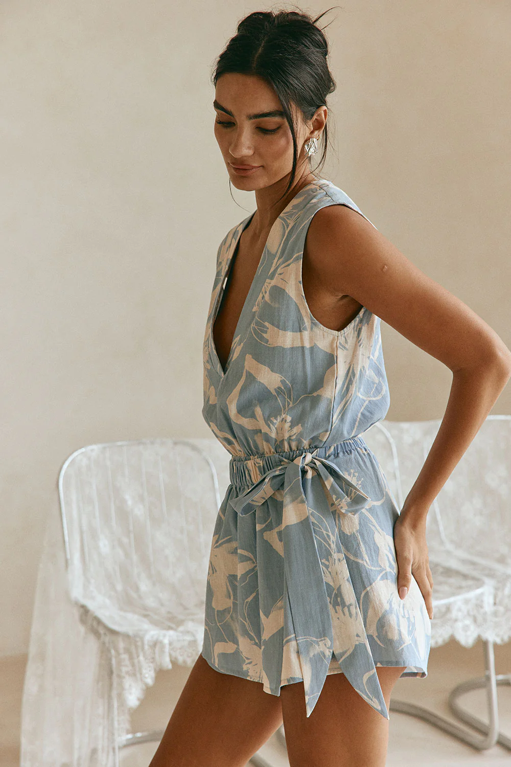 Sandy Playsuit - Ink Floral - Image 5