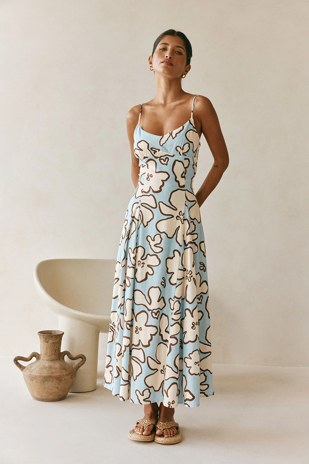 Seme Dress - Outline Floral - Image 3