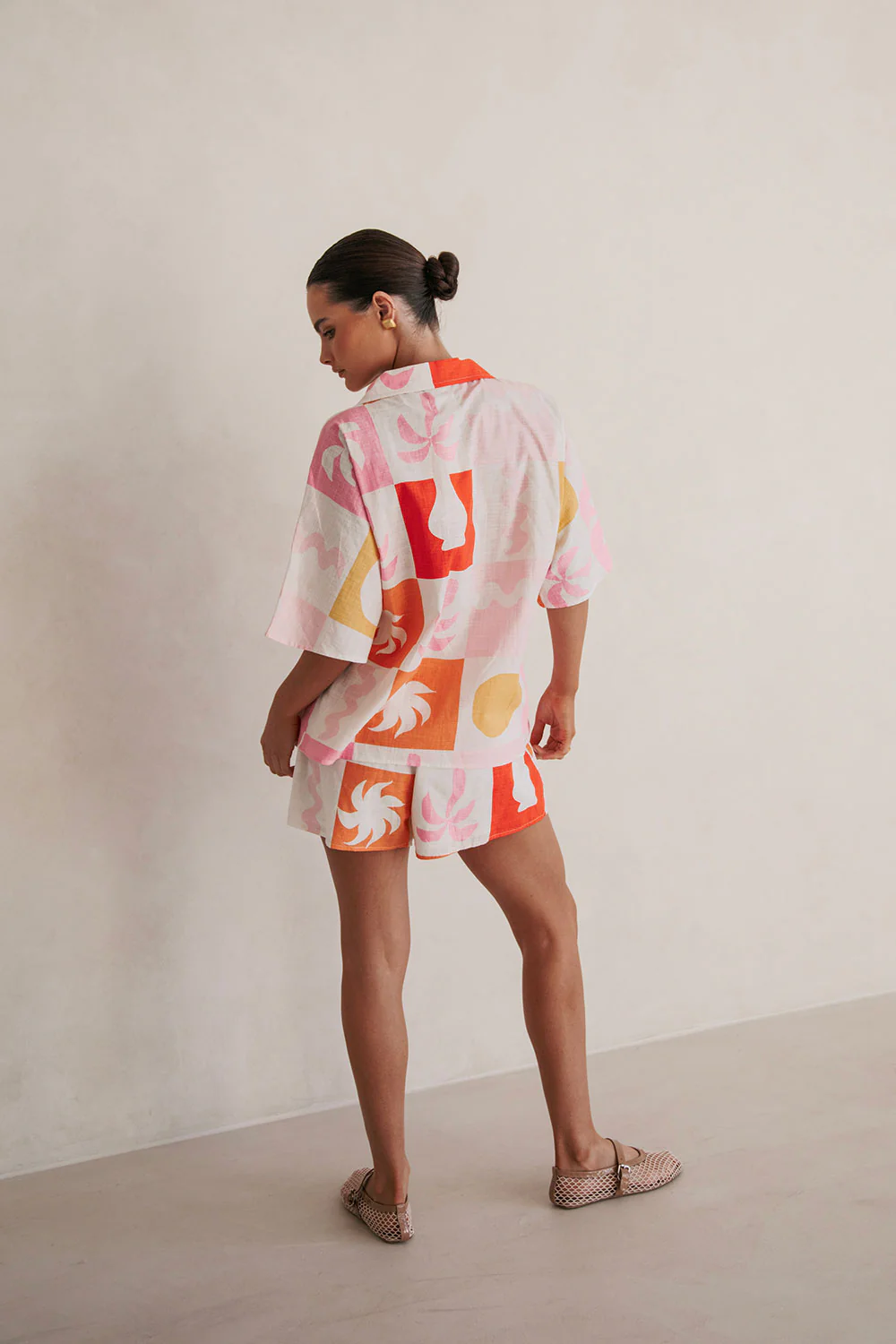 Seona Top - Palm Tile Fuego - Image 7