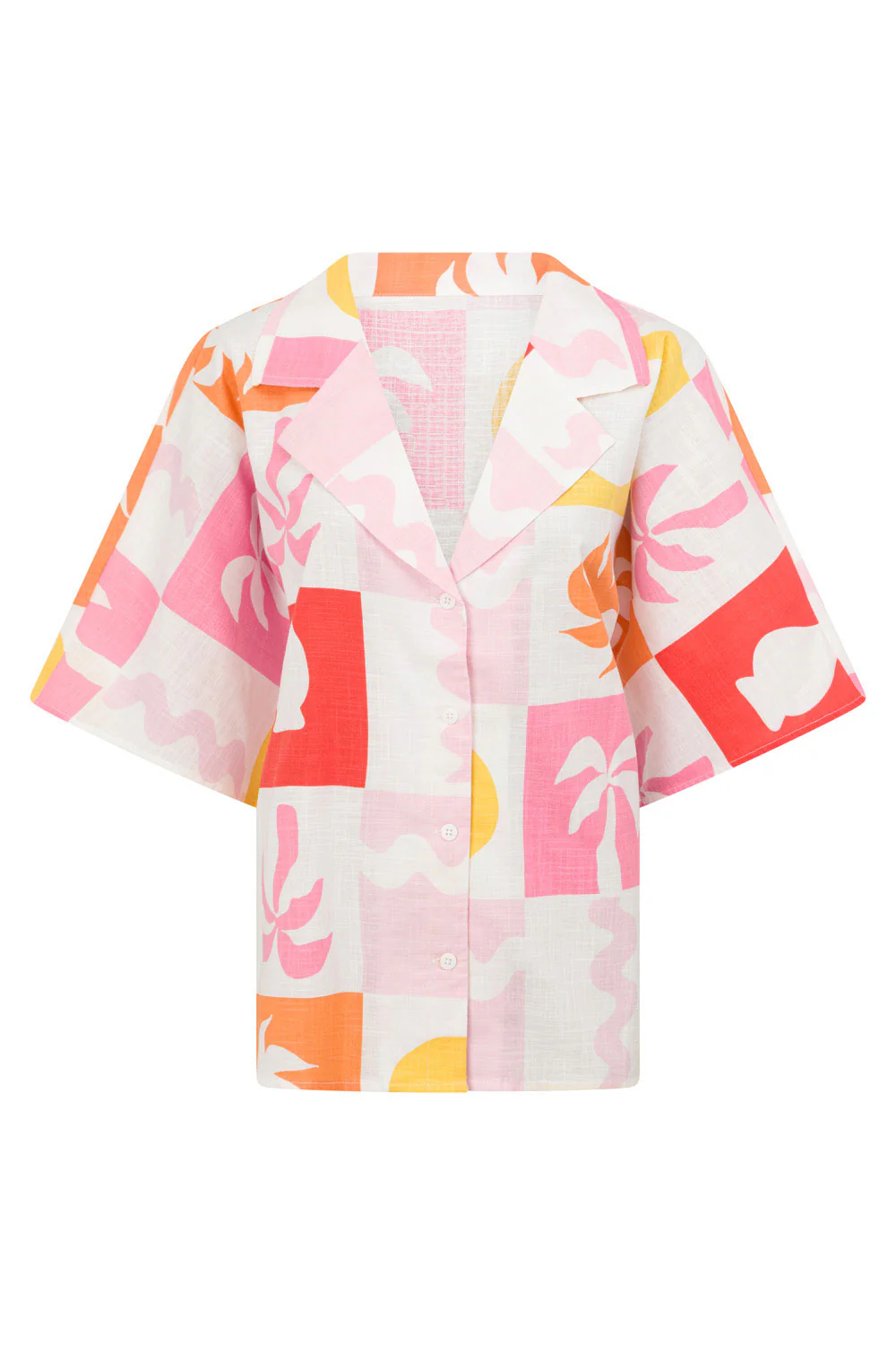Seona Top - Palm Tile Fuego - Image 8