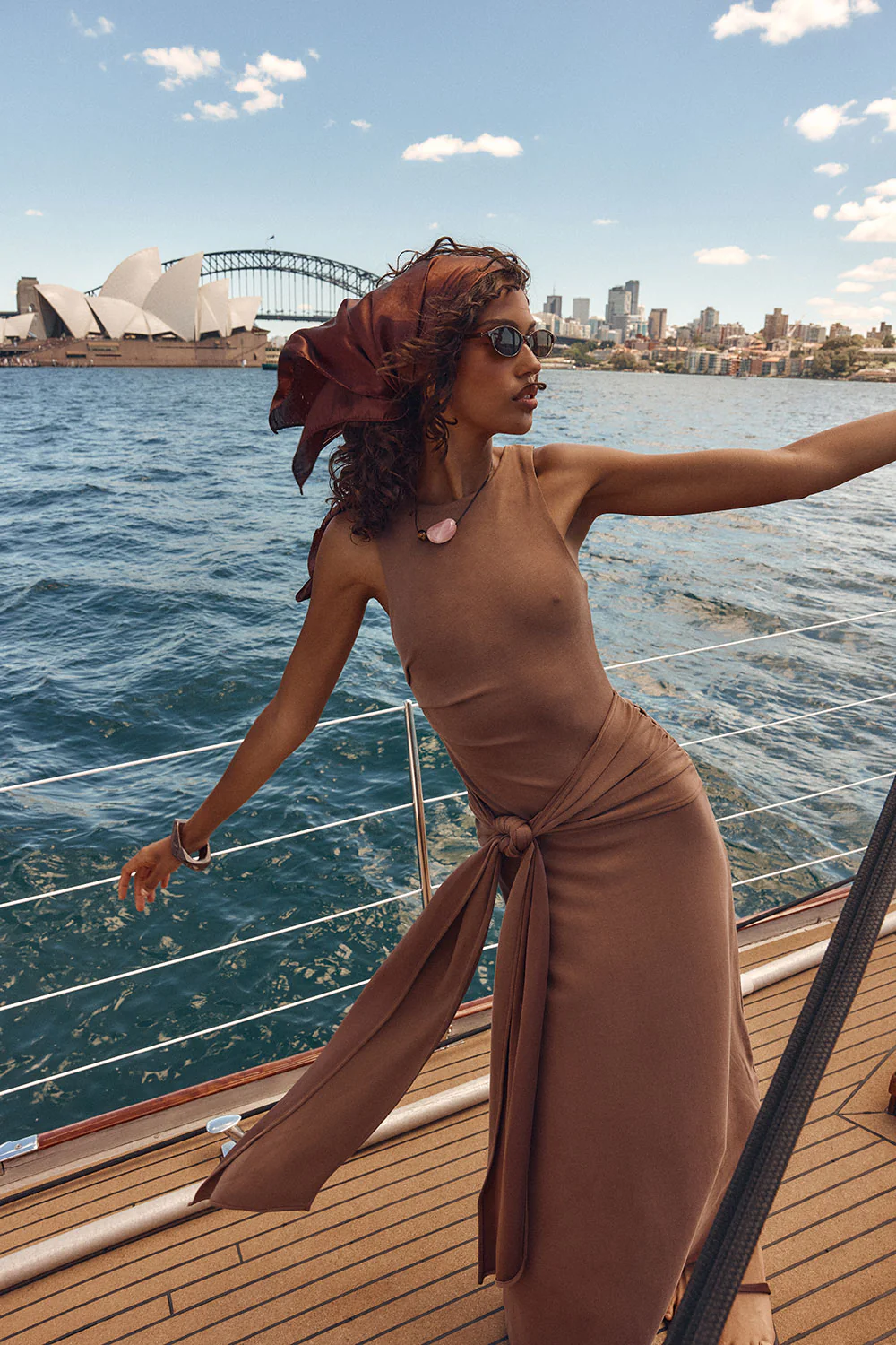 Soleia Dress - Chocolate - Image 3