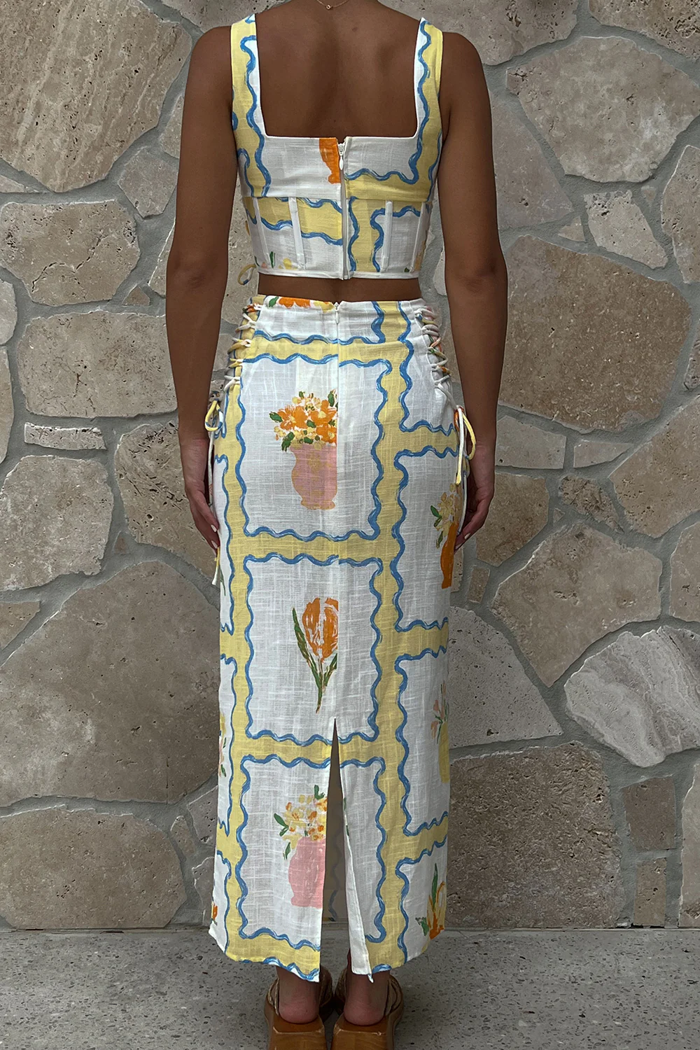 Taleah Skirt - Flower Pots - Image 3