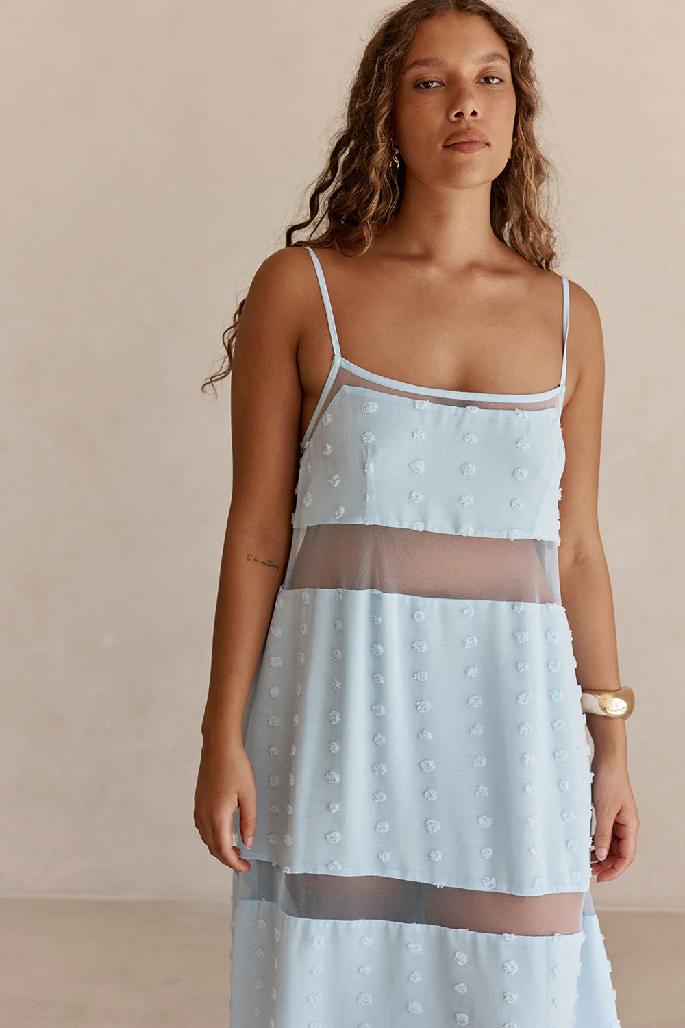 Tassia Dress - Blue - Image 5