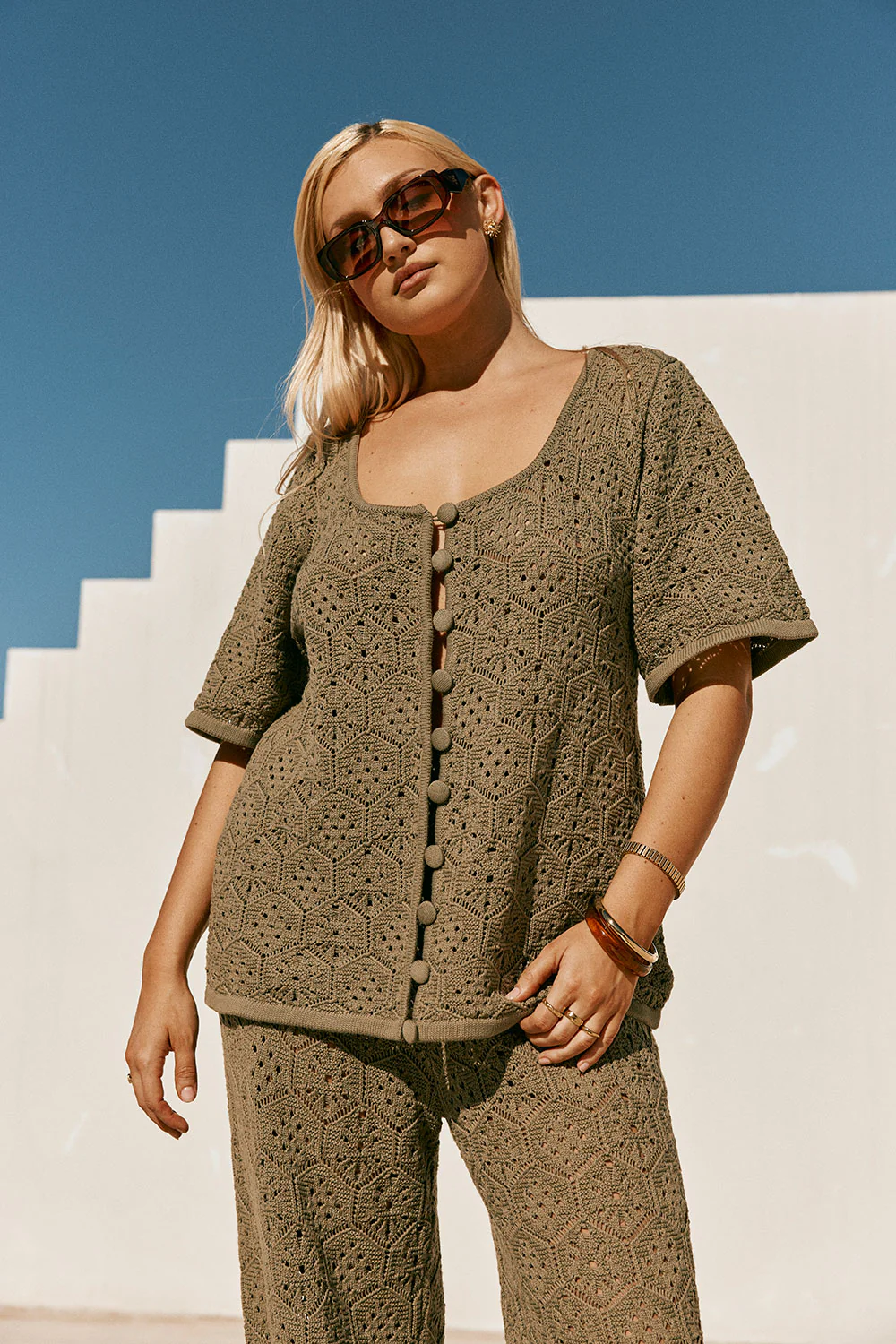 Umiko Top - Khaki - Image 2