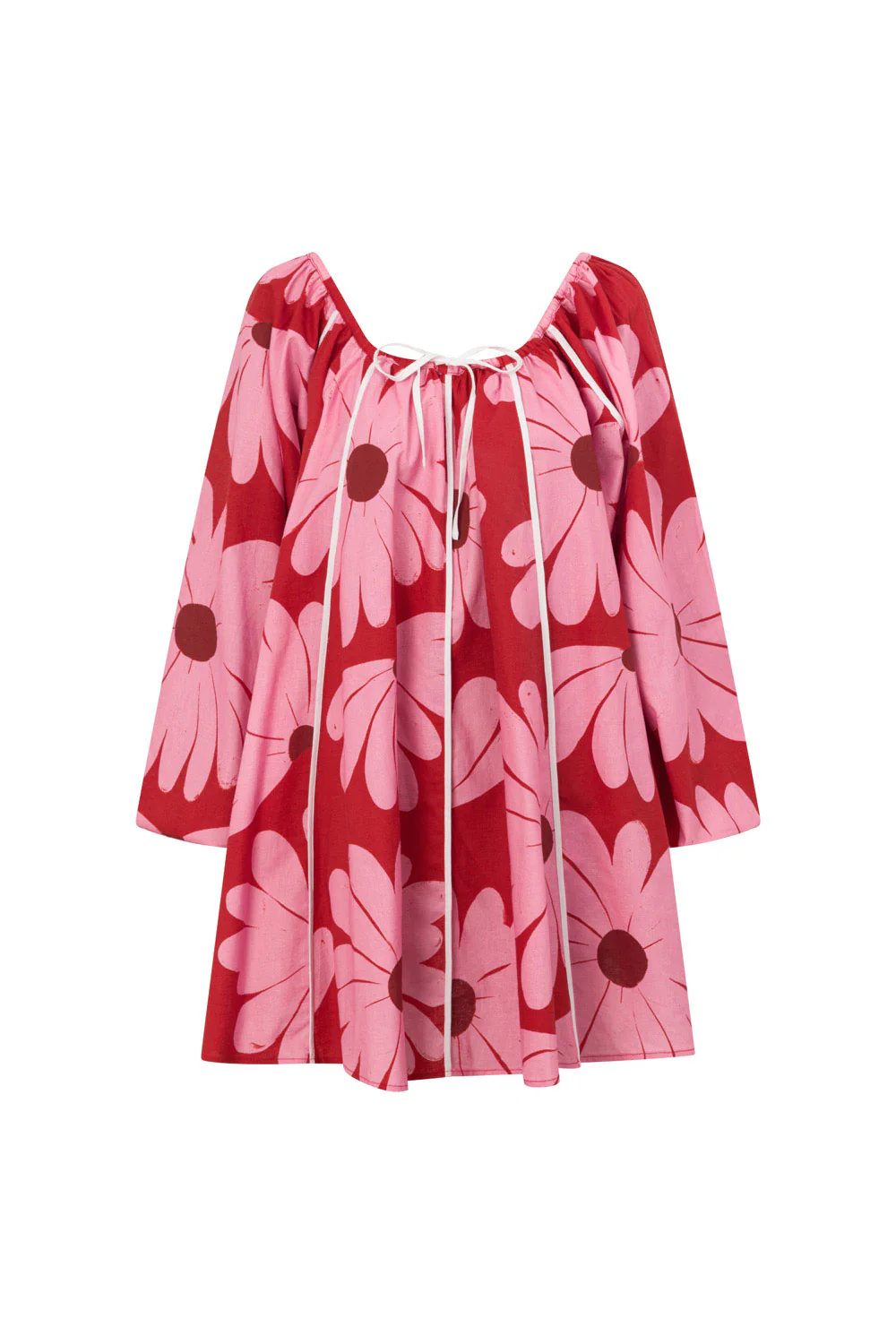 Veronica Dress - Daisy Red - Image 8