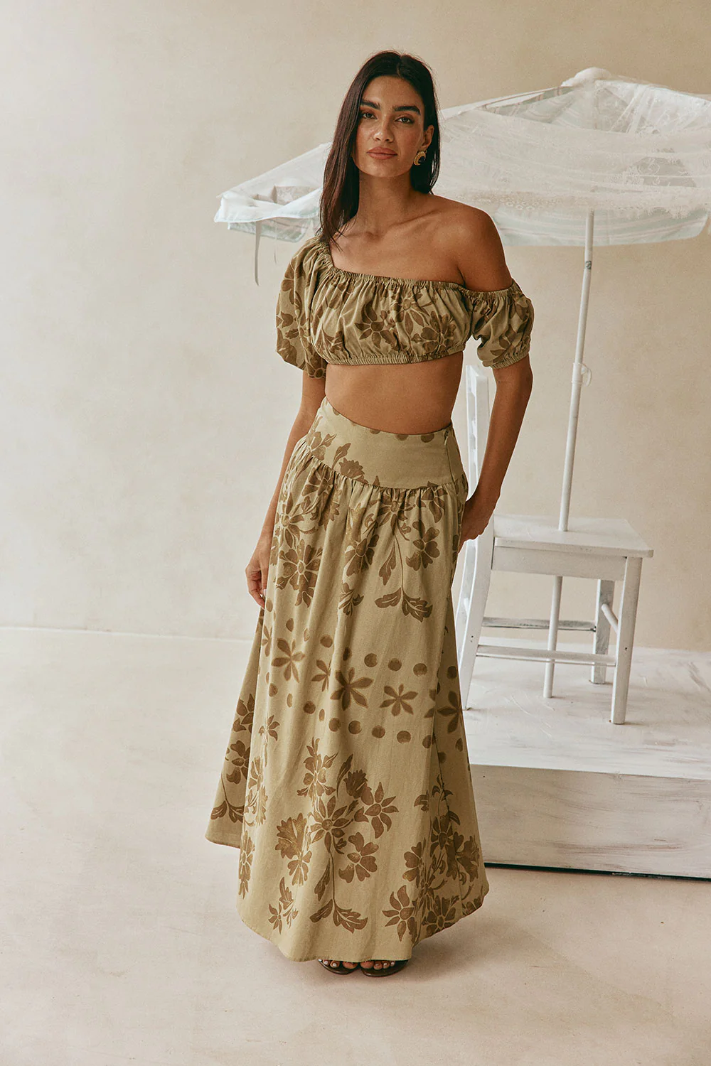 Yumi Skirt - Ancienne Green - Image 2